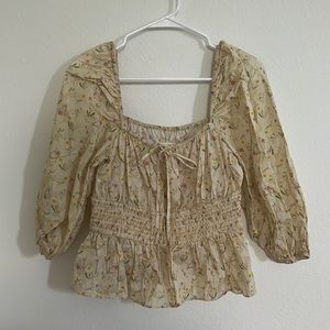 Christy Dawn Mackenzie Blouse in Dandelion Floral